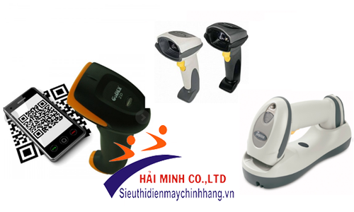 Máy đọc mã vạch có nhiều mẫu mã khác nhau